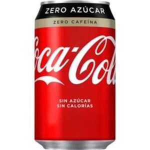 Lata Coca-Cola Zero Zero